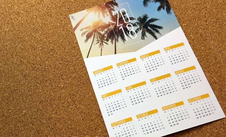 custom 12x18 calendar poster